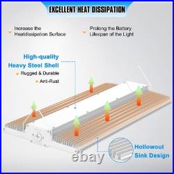 400W Linear High Bay LED Shop Lights 2.2FT Adjustable 4500K/5000K/5700K 60,000LM