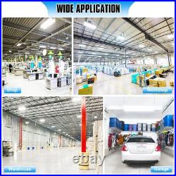 400W Linear High Bay LED Shop Lights 2.2FT Adjustable 4500K/5000K/5700K 60,000LM