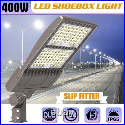 400W Outdoor LED Shoebox Area Light Commercial Parking Lot Street Lights Fixture