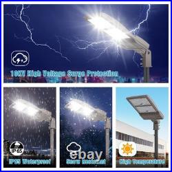 400W Outdoor LED Shoebox Area Light Commercial Parking Lot Street Lights Fixture