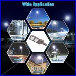 400W Outdoor LED Shoebox Area Light Commercial Parking Lot Street Lights Fixture