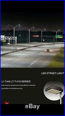 400 Watt Cree LED Pole Light fixture energy efficient parking lot outdoor