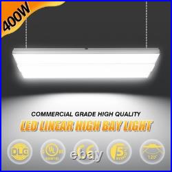 400 Watt LED Linear High Bay Light Commercial Warehouse Industrial Fixture 5000K