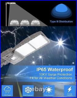 400 Watt LED Shoebox Parking Lot Light Commercial Outdoor Tennis Courts Lighting