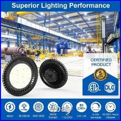 400 Watt UFO Led High Bay Light 60000LM Commercial Warehouse Factory Gym Lights
