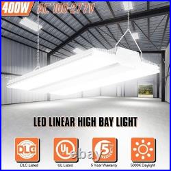 400 Watts LED Linear High Bay Light Commercial Shop Light Fixture 5000k Daylight