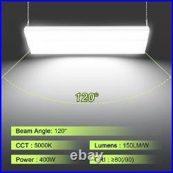 400 Watts LED Linear High Bay Light Commercial Shop Light Fixture 5000k Daylight