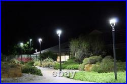 40W Led Post Top Pole Light Replace 150W Street Garden Pathway Yard Lamp 5000K