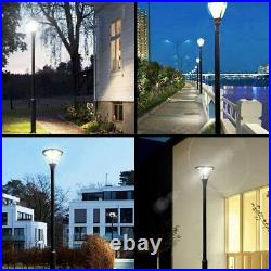 40W Led Post Top Pole Light Replace 150W Street Garden Pathway Yard Lamp 5000K