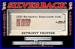 40w Magnetic LED Troffer Retrofit Kit 2x4 (5000K) 4750 Lumens (10 KITS)
