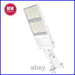 44800 Lumens 320W LED Parking Lot Pole Light Dusk to Dawn Shoebox Pole Fixture
