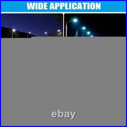 44800 Lumens 320W LED Parking Lot Pole Light Dusk to Dawn Shoebox Pole Fixture