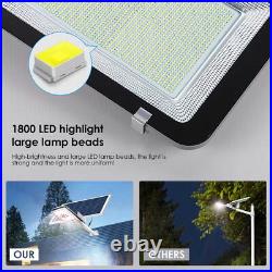 4500000000LM Commercial Solar Street Light Motion Sensor Backyard Road Wall Lamp