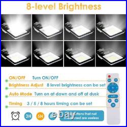 4500000000LM Commercial Solar Street Light Motion Sensor Backyard Road Wall Lamp