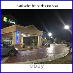 450W MH Equiv. 150W LED Shoe box Lights with Slip Fitter Mount for Parking Lot