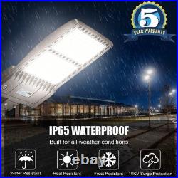 450 Watt LED Parking Lot Shoebox Light With Dusk To Dawn Photocell 5000K 67500LM