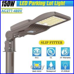 480V 150W LED Parking Lot Light Commercial Outdoor IP65 Shoebox Area Lighting