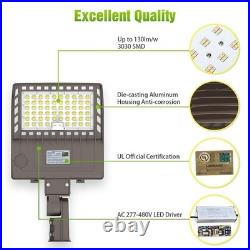 480V 150W LED Parking Lot Light Commercial Outdoor IP65 Shoebox Area Lighting