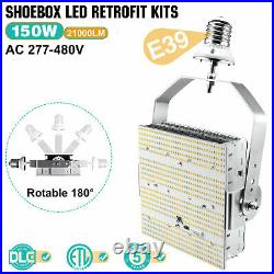 480V 150W LED Retrofit Kits Light Street Parking Lot Shoebox Light Fixture 5700K
