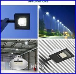 480V 150W LED Shoebox Replacement Fixture Commercial Parking Lot Pole Lamp 5000K