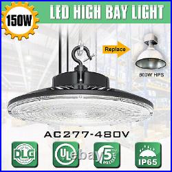 480V 150W UFO LED Light High Bay Warehouse Commercial Lighting Dimmable 5000K
