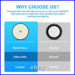 480V 150W UFO LED Light High Bay Warehouse Commercial Lighting Dimmable 5000K