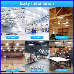 480V 150W UFO LED Light High Bay Warehouse Commercial Lighting Dimmable 5000K