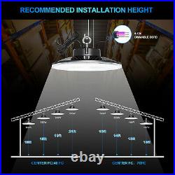 480V 240W LED UFO High Bay Light 36000Lm Commercial Warehouse Shop Lighting USA