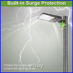480V 300W LED Parking Lot Street Light with Direct Pole Mount 42000LM 277-480V