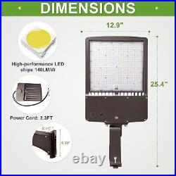 480V 300W LED Parking Lot Street Light with Direct Pole Mount 42000LM 277-480V