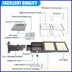 480V -320W LED Parking Lot Light Dusk To Dawn Shoebox Pole Fixture -48000 Lumens 480V -320W LED Parking Lot Light Dusk To Dawn Shoebox Pole Fixture -48000 Lumens