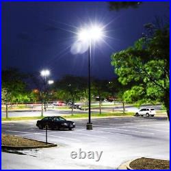 480V 320W LED Shoebox Pole Light Commercial Parking Lot Outdoor Lighting 44800LM