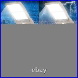 480V -400W LED Shoebox Light Dusk to Dawn Street Parking Lot Pole Fixture Bright