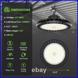480V Commercial LED UFO High Bay Light 240With200With150W Industrial Warehouse Lamp