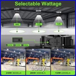 480V Commercial LED UFO High Bay Light 240With200With150W Industrial Warehouse Lamp