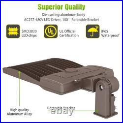 480V LED Parking Lot Lights 320W 44,800LM with Adjustable Slip Fitter DLC Listed 480V LED Parking Lot Lights 320W 44,800LM with Adjustable Slip Fitter DLC Listed