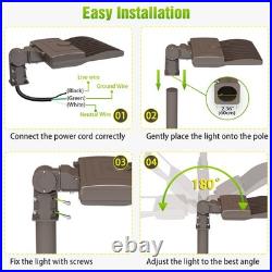 480V LED Parking Lot Lights 320W 44,800LM with Adjustable Slip Fitter DLC Listed 480V LED Parking Lot Lights 320W 44,800LM with Adjustable Slip Fitter DLC Listed