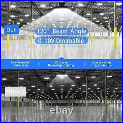 480V UFO LED High Bay Light 150W, 21750LM LED Garage Shop Light UL DLC Approved