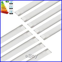 4FT Suspended LED Batten Tube Light Slim Wall Ceiling Surface Mounted 36W 65W