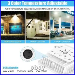 4PACK-100W 4500K/5000K/5700K LED Canopy Gas Station Light Fixture Garage ETL&DLC