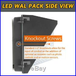 4PACK 125Watt LED Wall Pack Commercial Industrial Light Outdoor Security Fixture