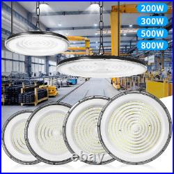 4PACK 300W UFO LED High Bay Light Shop Industrial Commercial Factory Warehouse