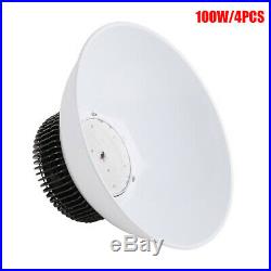 4PCS 100W LED High Bay Light Industrial Warehouse Fixture Commercial lighting US
