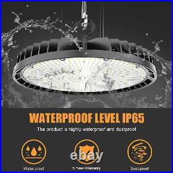 4PCS 150W UFO LED High Bay Light Warehouse Garage Shop Area Lighting AC 100-277V