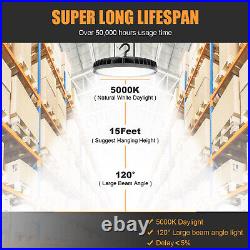 4PCS 150W UFO LED High Bay Light Warehouse Garage Shop Area Lighting AC 100-277V