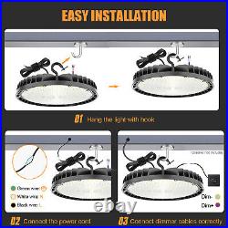 4PCS 150W UFO LED High Bay Light Warehouse Garage Shop Area Lighting AC 100-277V 4PCS 150W UFO LED High Bay Light Warehouse Garage Shop Area Lighting AC 100-277V