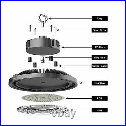 4PCS 240W UFO LED High Bay Light Work Shop Warehouse Factory Lighting Lamp 5000K
