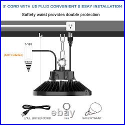 4PCS 240W UFO LED High Bay Light Work Shop Warehouse Factory Lighting Lamp 5000K