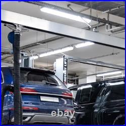 4PCS 4FT LED Vapor Tight Light 60W 7400LM Vapor Proof Light Fixture 5000K