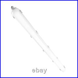 4PCS 4FT LED Vapor Tight Light 60W 7400LM Vapor Proof Light Fixture 5000K